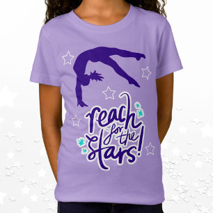 Camiseta Reach for the Stars Gymnastics Tumbling