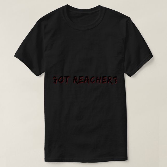 Camiseta Reacher s (Diseño del anverso)