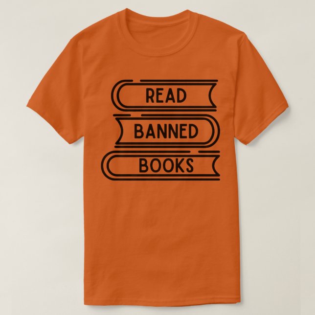 Camiseta Read Banned Books Funny Book Lover World Book Day  (Diseño del anverso)