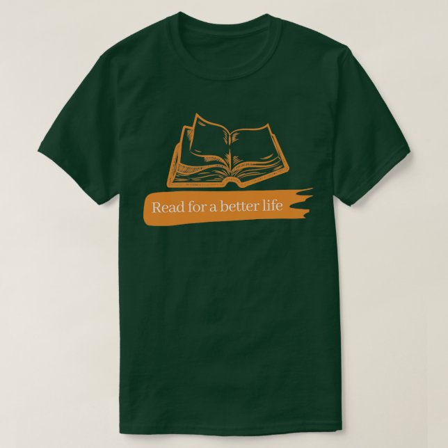 Camiseta Read For A Better Life (Diseño del anverso)