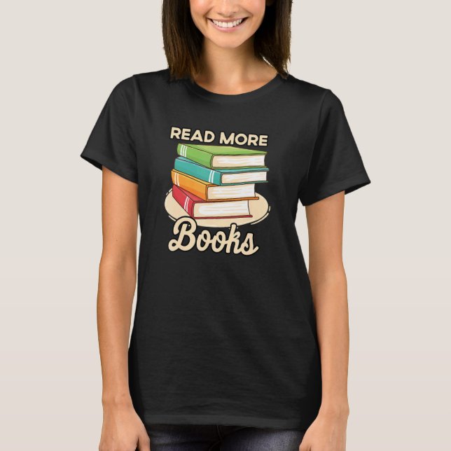 Camiseta Read More Books Case National Read A Book Day (Anverso)
