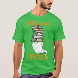 Camiseta Read more boooooks Cute Ghost Read more boooooks H