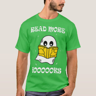 Camiseta Read more boooooks Cute Ghost Read more boooooks H