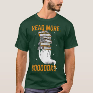 Camiseta Read more boooooks Cute Ghost Read more boooooks H