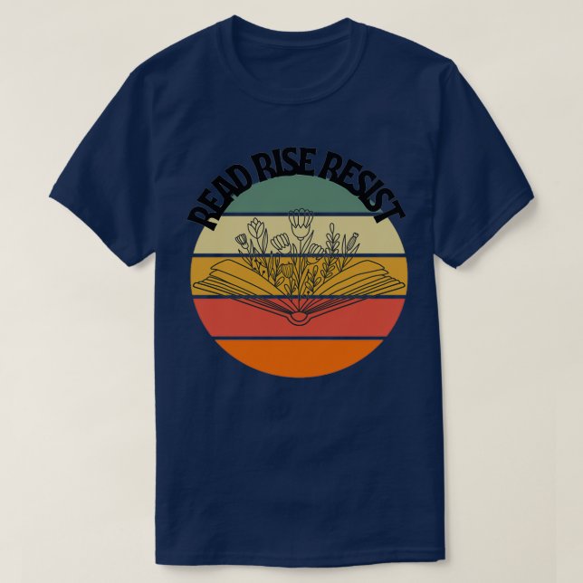 Camiseta Read Rise resist (Diseño del anverso)