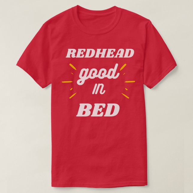 Camiseta Readhead Good In Bed Funny Shirt Gift For Readhead (Diseño del anverso)
