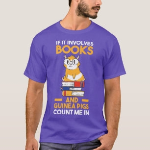 Camiseta Reading Books Reader Guinea pig Premium 