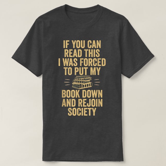 Camiseta Reading books t s funny read books lover reading  (Diseño del anverso)