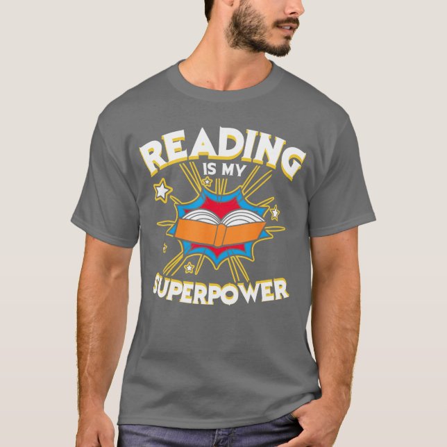 Camiseta Reading design Literary gift Book Lovers design Re (Anverso)