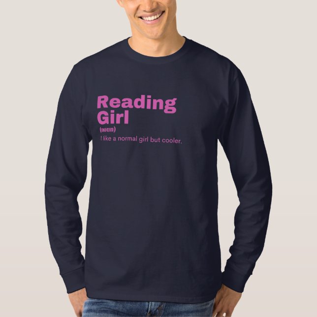 Camiseta Reading Girl - Reading (Anverso)