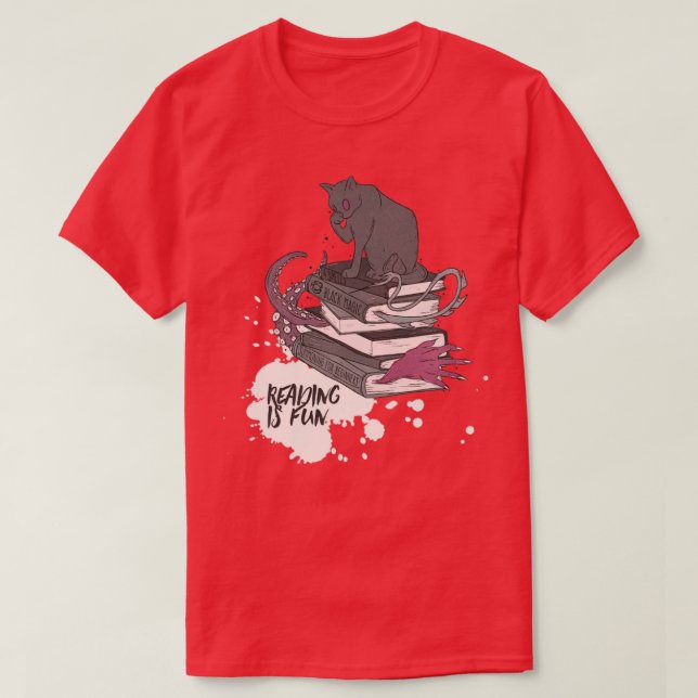 Camiseta Reading is fun1 (Diseño del anverso)
