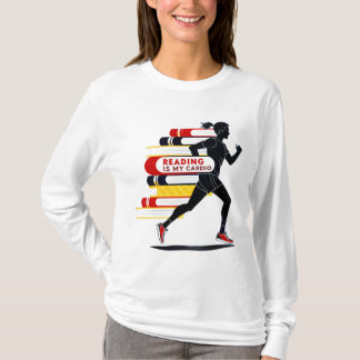 Camiseta Reading is My Cardio T-Shirt: Fun Book Lover Desig
