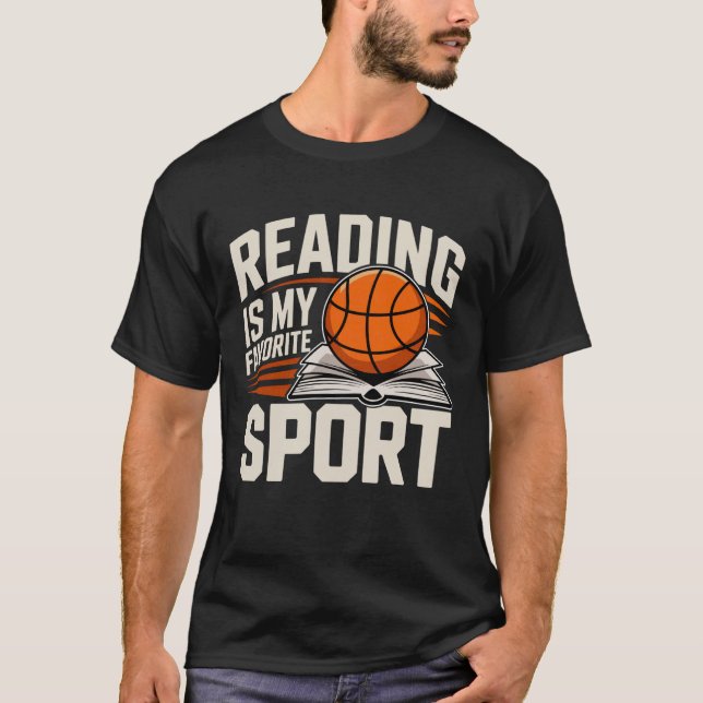 Camiseta Reading is My Favorite Sport Book Lover Funny Sayi (Anverso)
