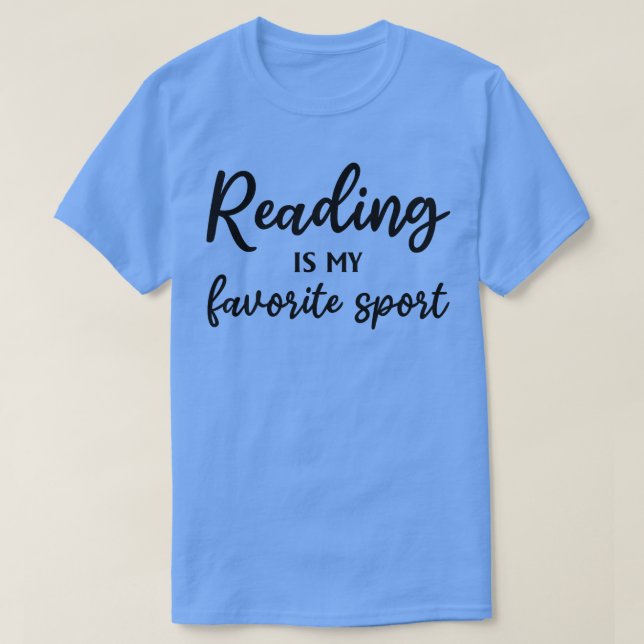 Camiseta Reading Is My Favorite Sport Book Reading Book Lov (Diseño del anverso)