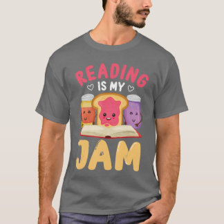 Camiseta Reading Is My Jam Funny I Love to Read Books Gift