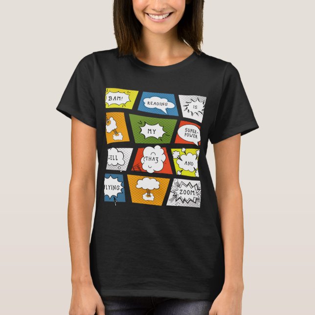 Camiseta Reading is my Superpower (Anverso)