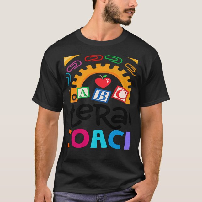 Camiseta Reading Teacher Back School Special Literacy Coach (Anverso)