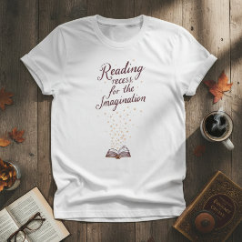 Camiseta Reading Teacher — Recess for the Imagination