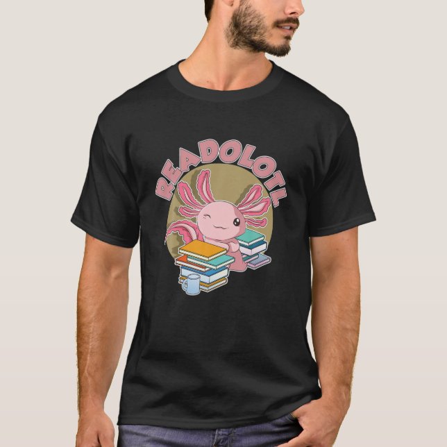 Camiseta Readolescente animal leyendo libra anfibio (Anverso)