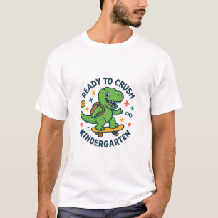 Camiseta Ready to Crush Kindergarten Kids–Fun Firsof School