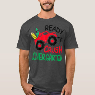 Camiseta Ready To Crush Kindergarten Monster Truck Back To
