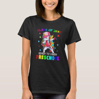Camiseta Ready To Crush Preschool 2035 Dabbing Unicorn Back
