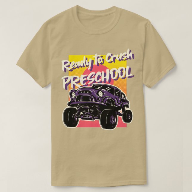 Camiseta Ready to Crush Preschool 3 (Diseño del anverso)