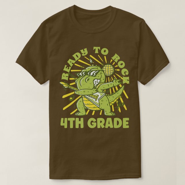 Camiseta Ready To Rock 4th Grade 4 2022 Cute TRe Dinosaur G (Diseño del anverso)