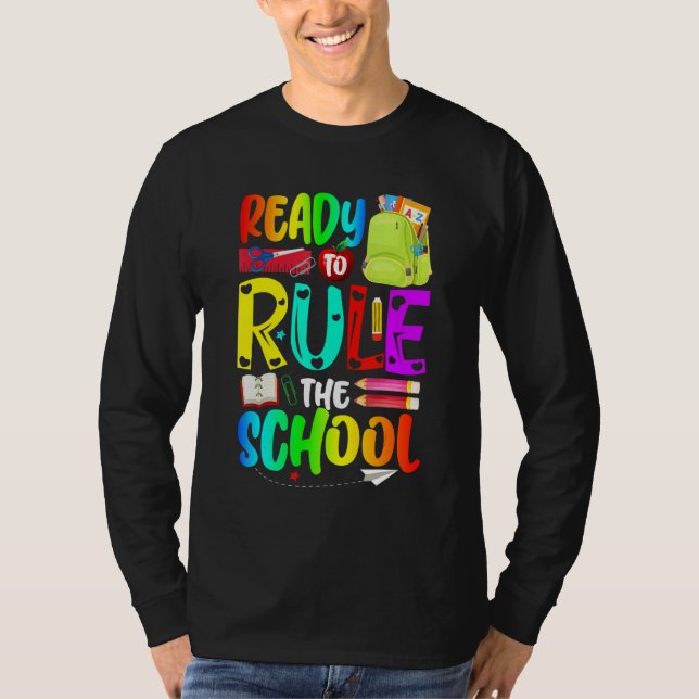 Camiseta Ready To Rule The School Back To School (Anverso)