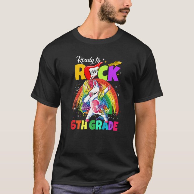 Camiseta Readytorock 6º Grado De Vuelta A La Escuela Primer (Anverso)