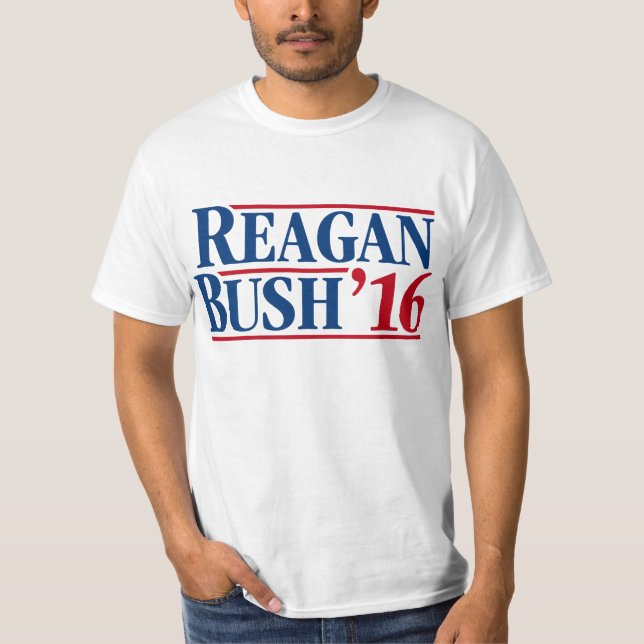 Camiseta Reagan - Bush' 16 (Anverso)
