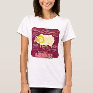 Camiseta Real Aries Gracioso Perfil de Astrología Verdadera