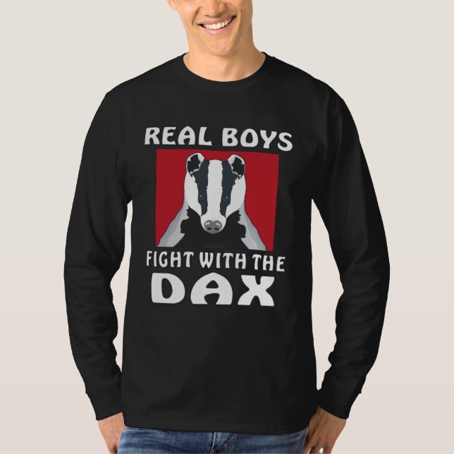 Camiseta Real Boys Fight With The Dax Purse Stock Trader Tr (Anverso)