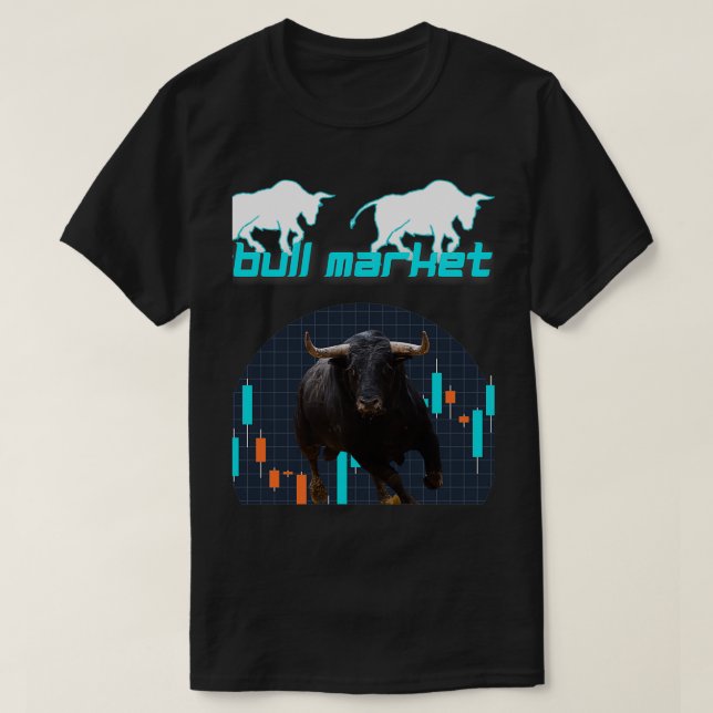 Camiseta Real Bull Stock Market quotBull Marketquot (Diseño del anverso)