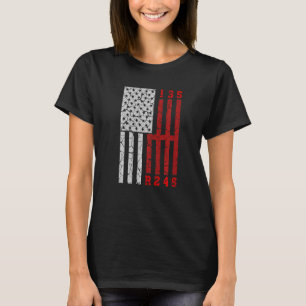 Camiseta Real Cars Auto Carreras Mechanic Manual US Flag