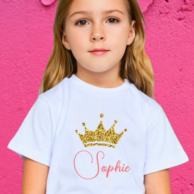 Camiseta Real celebración princesa rosa (Subido por el creador)