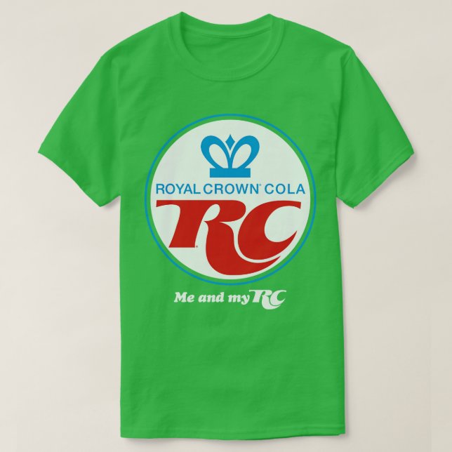 Camiseta Real Crown Cola RC Cola (Diseño del anverso)