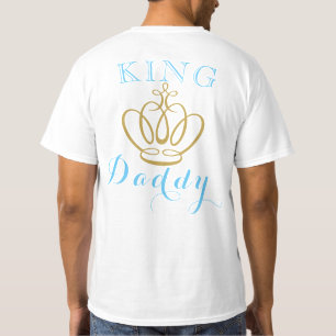 Camiseta real de Baby Shower del príncipe REY PAP
