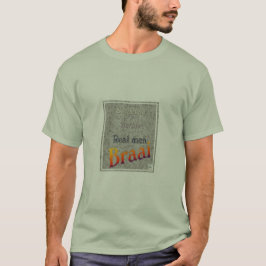 Camiseta real de Braai de los hombres