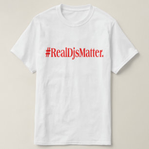 Camiseta real de la materia de Djs - rojo