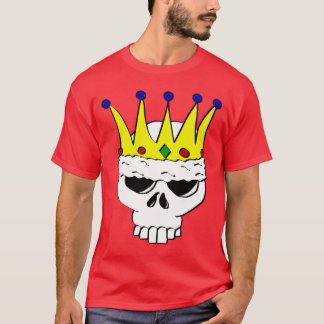 Camiseta real del cráneo