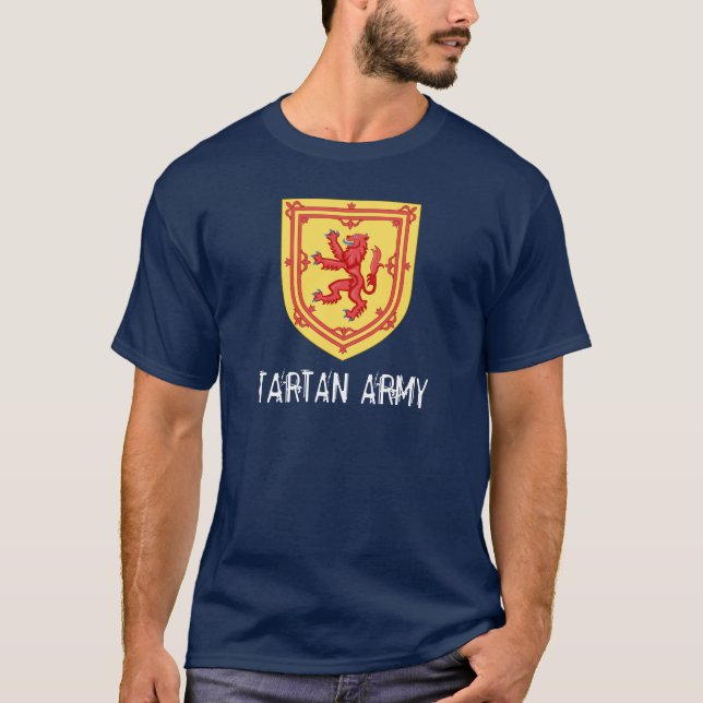 Camiseta real del ejército de Escocia Tartán  (Anverso)