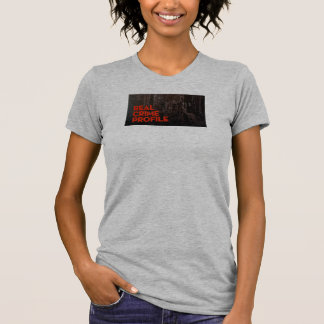 Camiseta real del escote redondo del perfil del