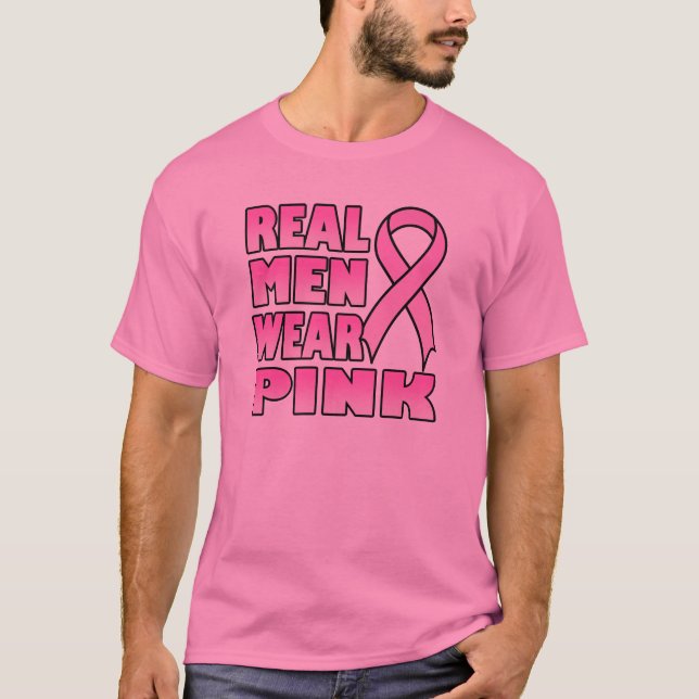 camiseta real del rosa del desgaste de hombres (Anverso)