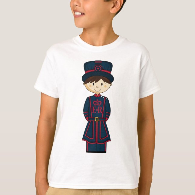 Camiseta real del soldado de la guardia del (Anverso)
