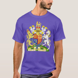Camiseta Real Escudo de Armas del Reino Unido Tudor cro