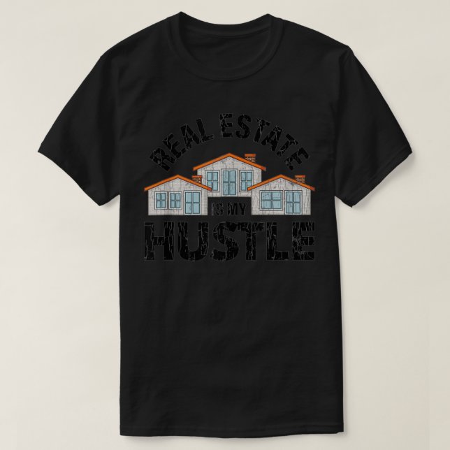 Camiseta Real Estate Es Mi Funny Agente Graphi (Diseño del anverso)