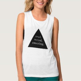 Camiseta real. extraño. increíble. - Tanque muscular
