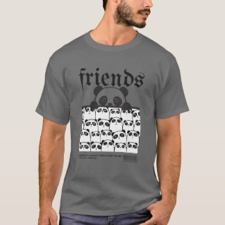 Camiseta Real Friends Panda vintage