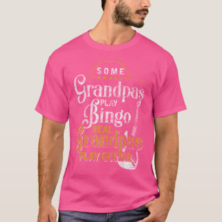 Camiseta Real Grandpas Juega Regalos De Guitarra Música Gui